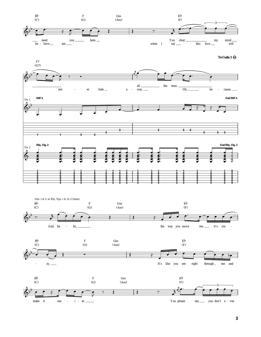 You Are The Best Thing You Are The Best Thing Acoustic Guitar scores gallery preview page 3