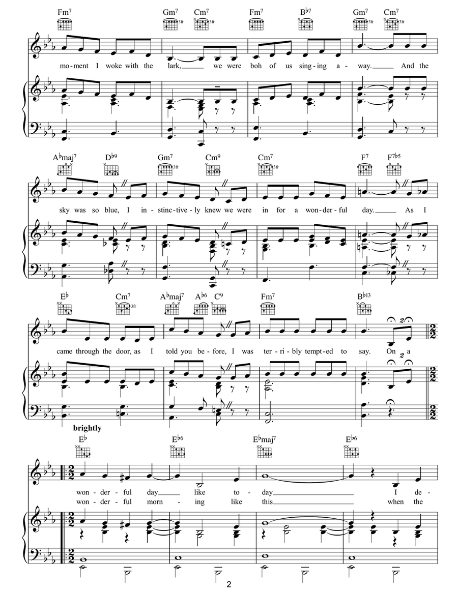 A Wonderful Day Like Today Guitar scores gallery preview page 2