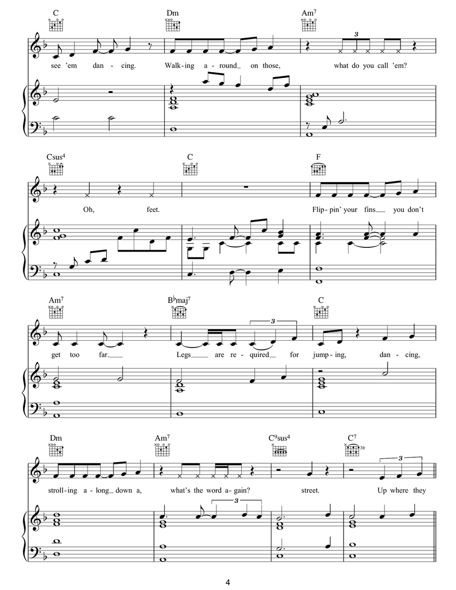 Part Of Your World (from The Little Mermaid) Guitar scores gallery preview page 4