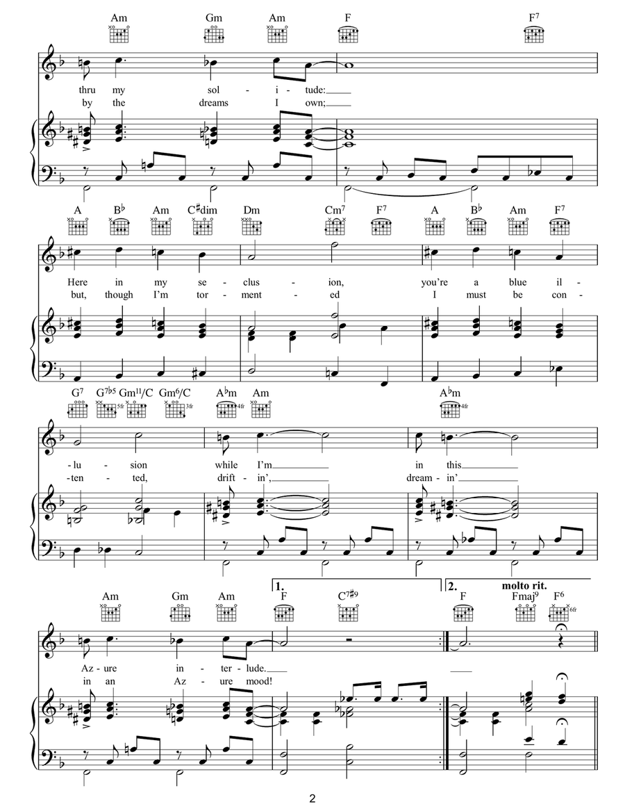 Azure Azure Guitar scores gallery preview page 2