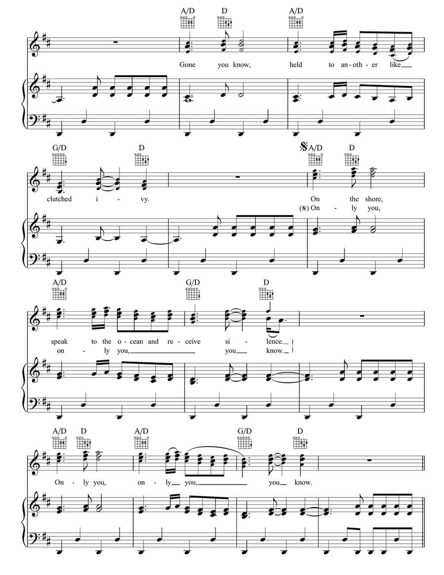 Drops In The River Drops In The River Piano, Vocal, Guitar scores gallery preview page 3