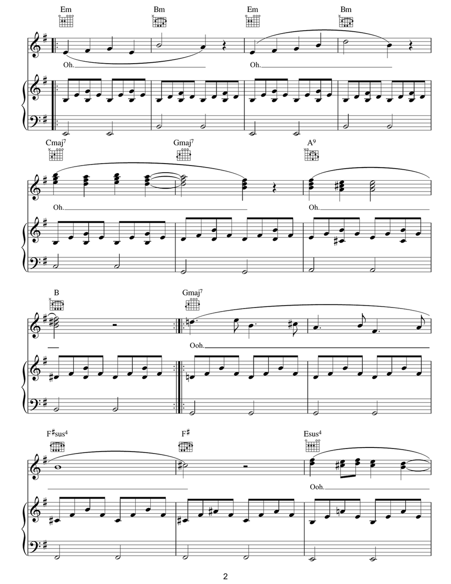 Heard Them Stirring Heard Them Stirring Piano, Vocal, Guitar scores gallery preview page 2