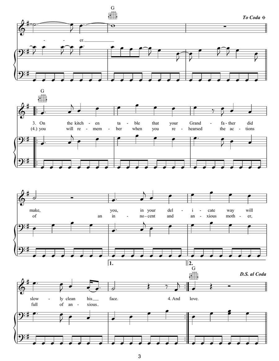 Oliver James Oliver James Piano, Vocal, Guitar scores gallery preview page 3