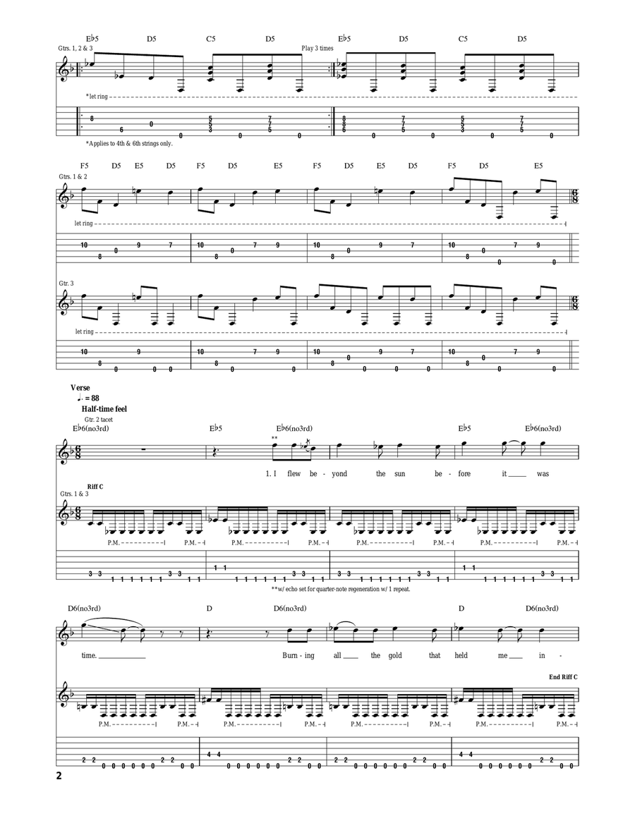 Oblivion Oblivion Acoustic Guitar scores gallery preview page 2