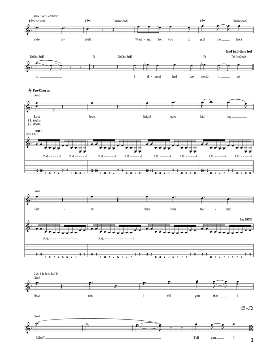 Oblivion Oblivion Acoustic Guitar scores gallery preview page 3