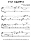 Don't Know Much (arr. Phillip Keveren)