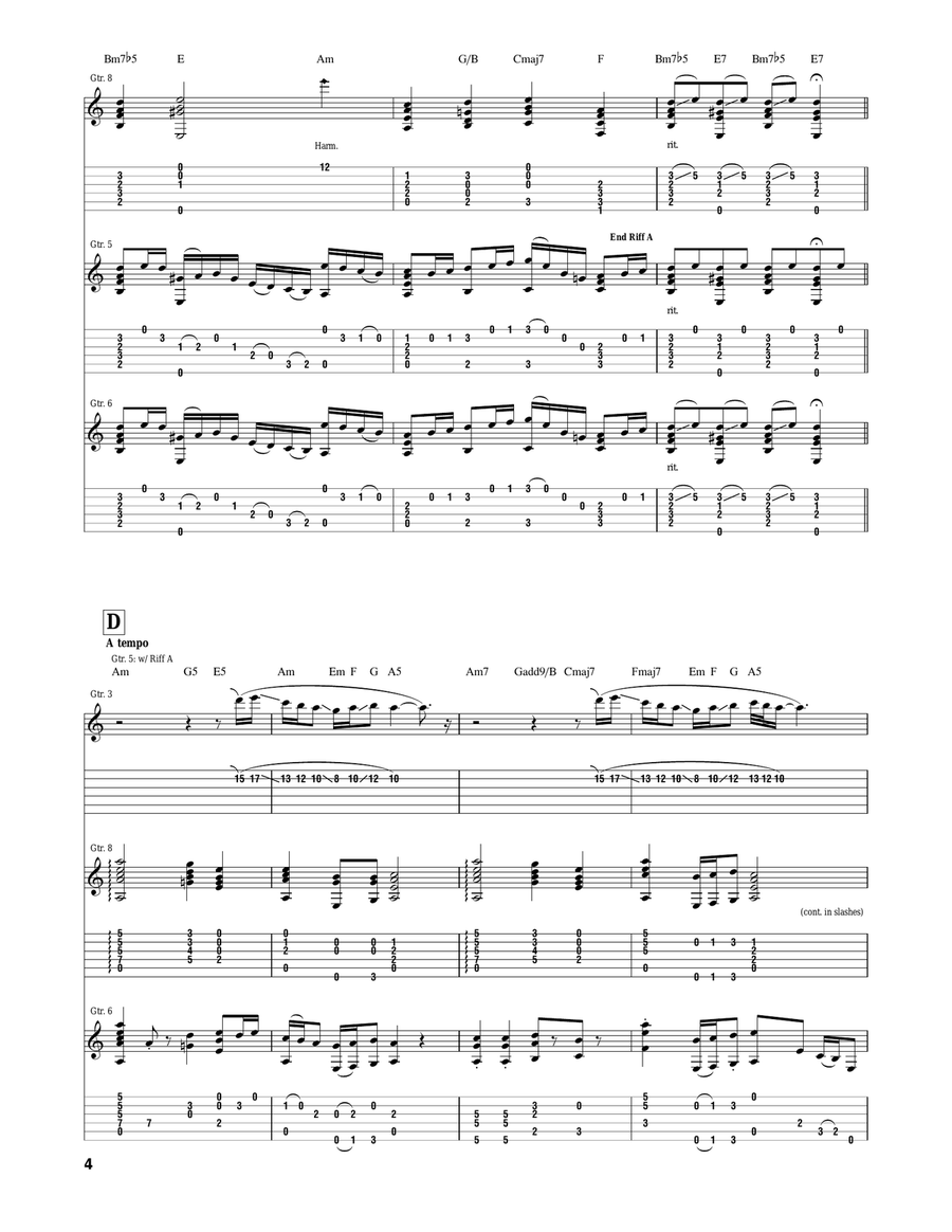Pilgrim's Flight Pilgrim's Flight Acoustic Guitar scores gallery preview page 4