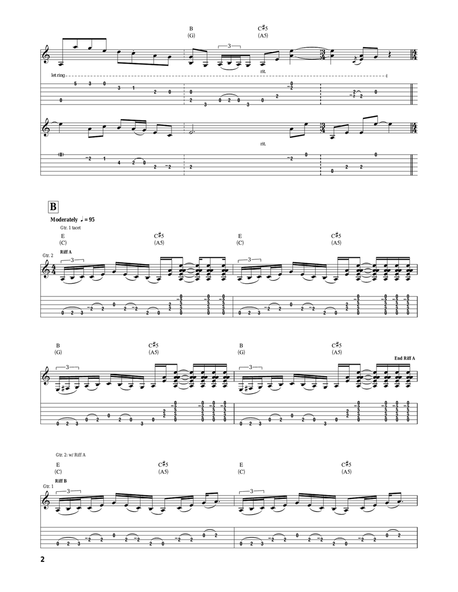 Nellie's Tune Nellie's Tune Acoustic Guitar scores gallery preview page 2