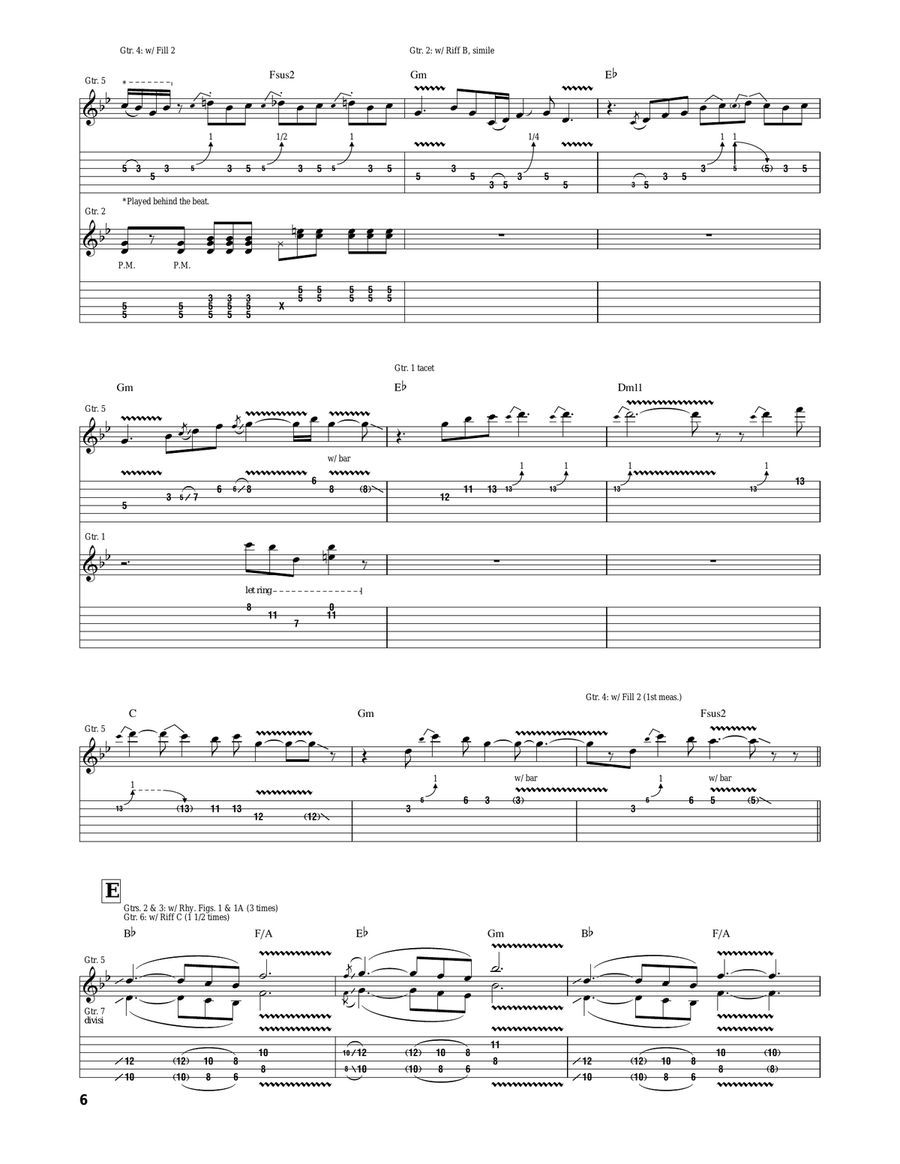 Arrow Arrow Acoustic Guitar scores gallery preview page 6