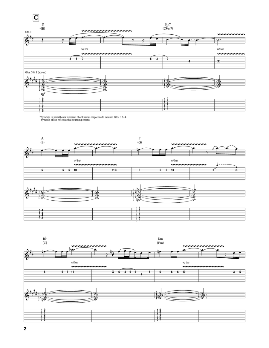 March Of The Clouds March Of The Clouds Acoustic Guitar scores gallery preview page 2