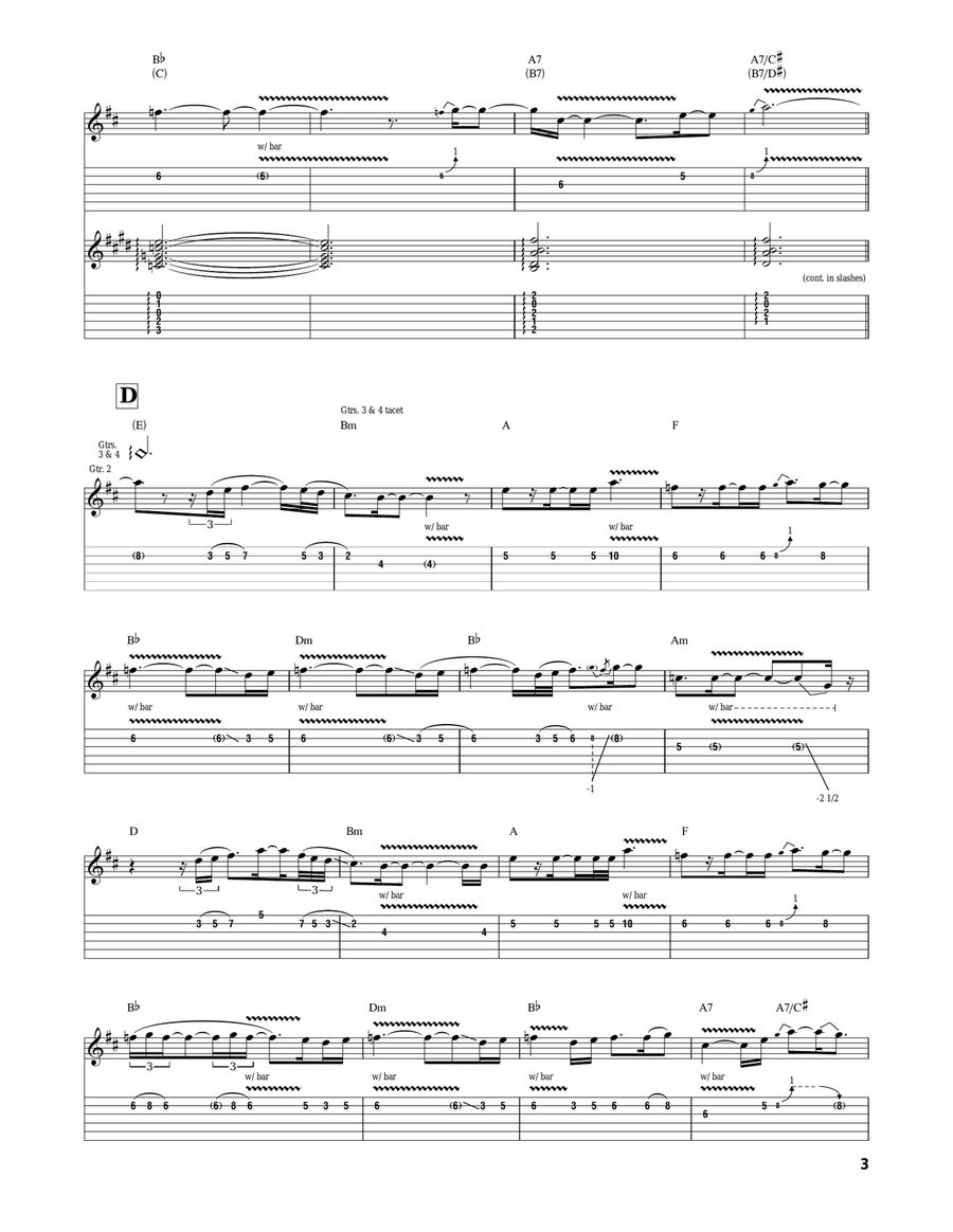 March Of The Clouds March Of The Clouds Acoustic Guitar scores gallery preview page 3