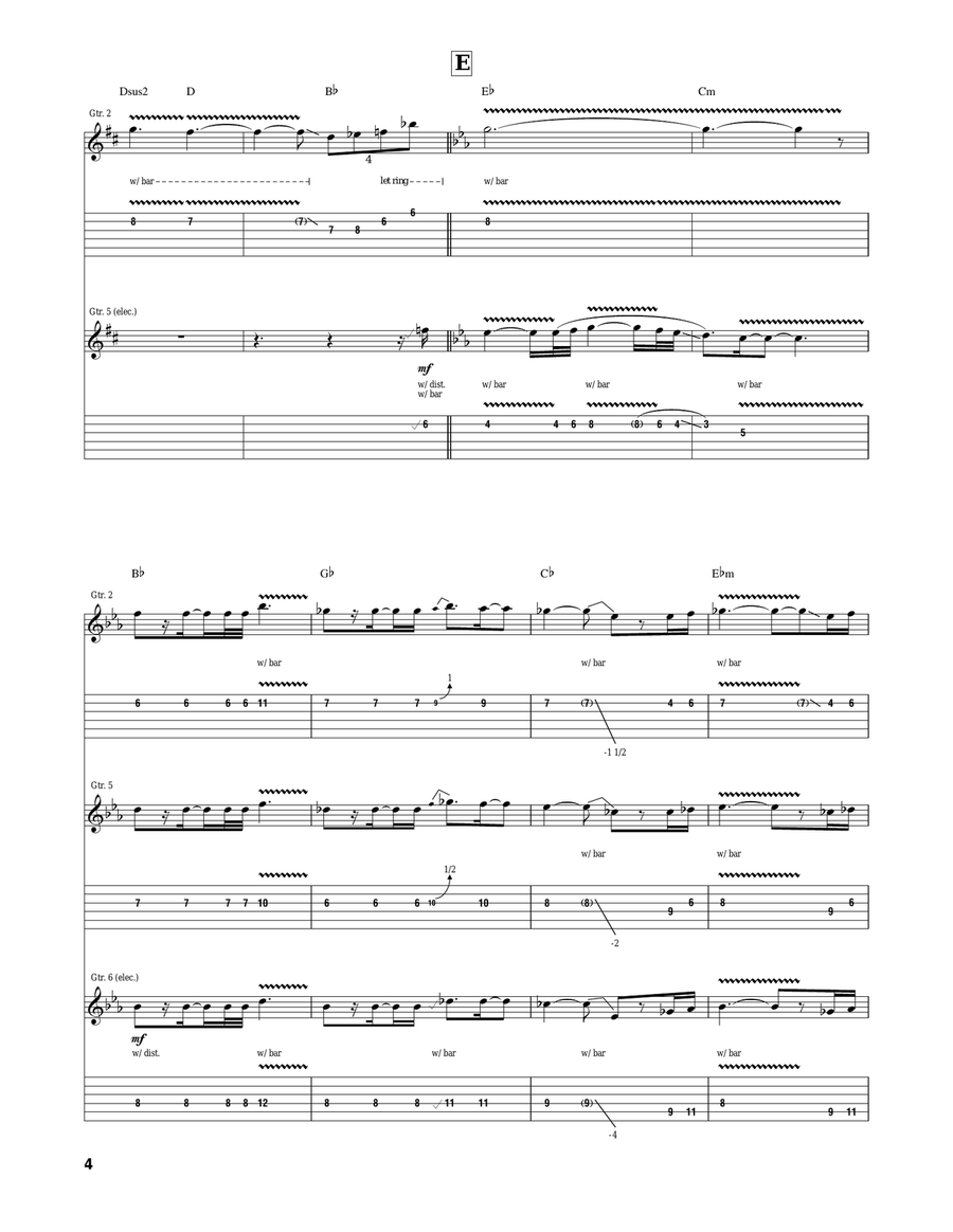 March Of The Clouds March Of The Clouds Acoustic Guitar scores gallery preview page 4