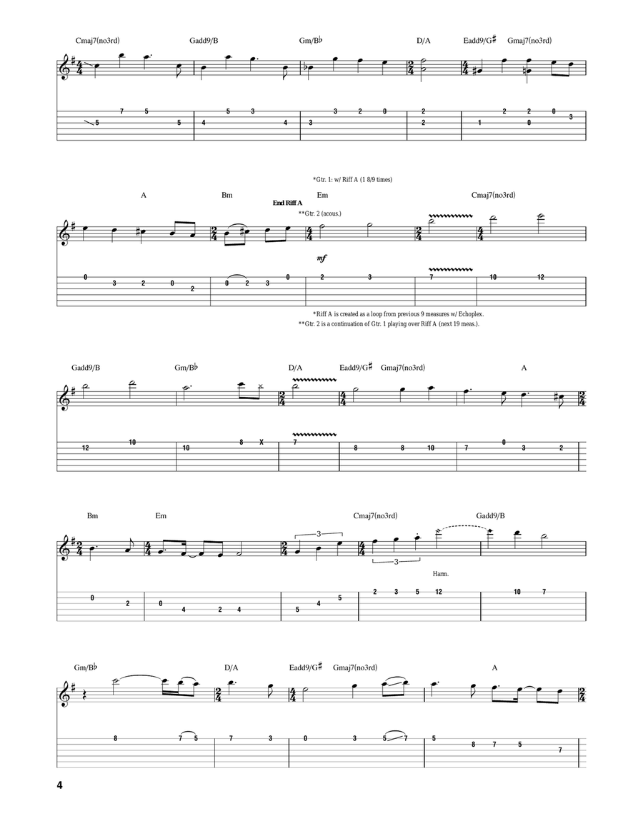 Metamorphosis Metamorphosis Acoustic Guitar scores gallery preview page 4