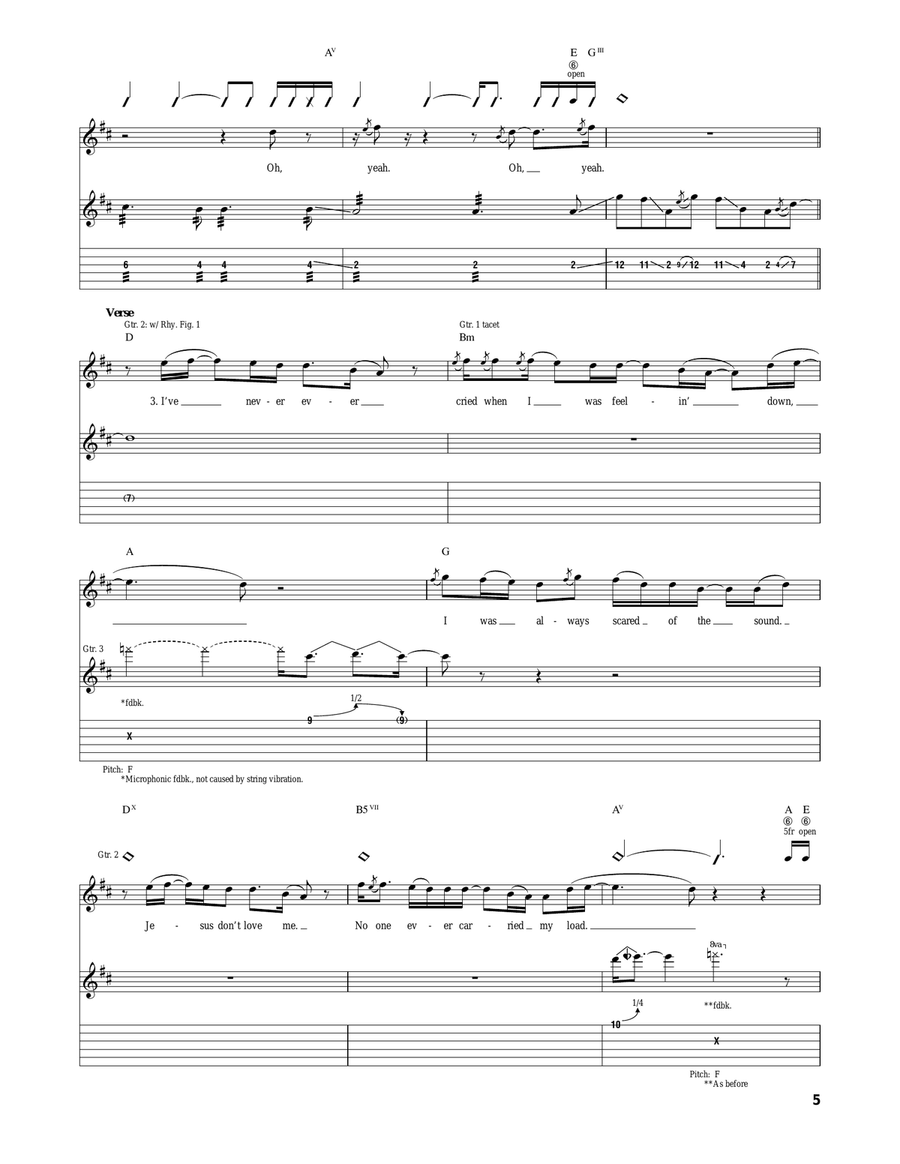 Cold Desert Cold Desert Acoustic Guitar scores gallery preview page 5
