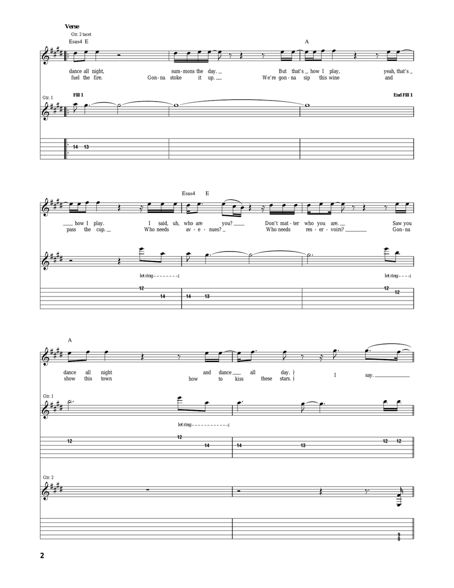 Manhattan Manhattan Acoustic Guitar scores gallery preview page 2