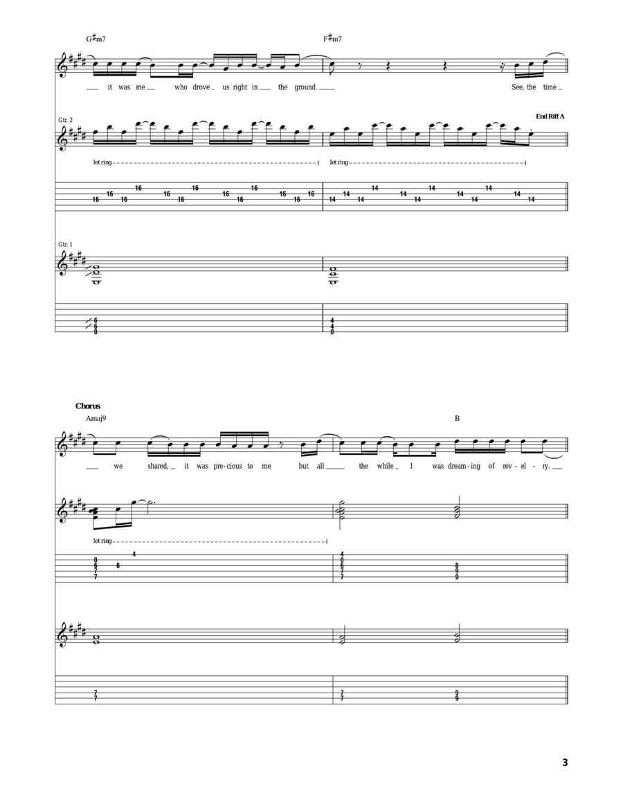 Revelry Revelry Acoustic Guitar scores gallery preview page 3