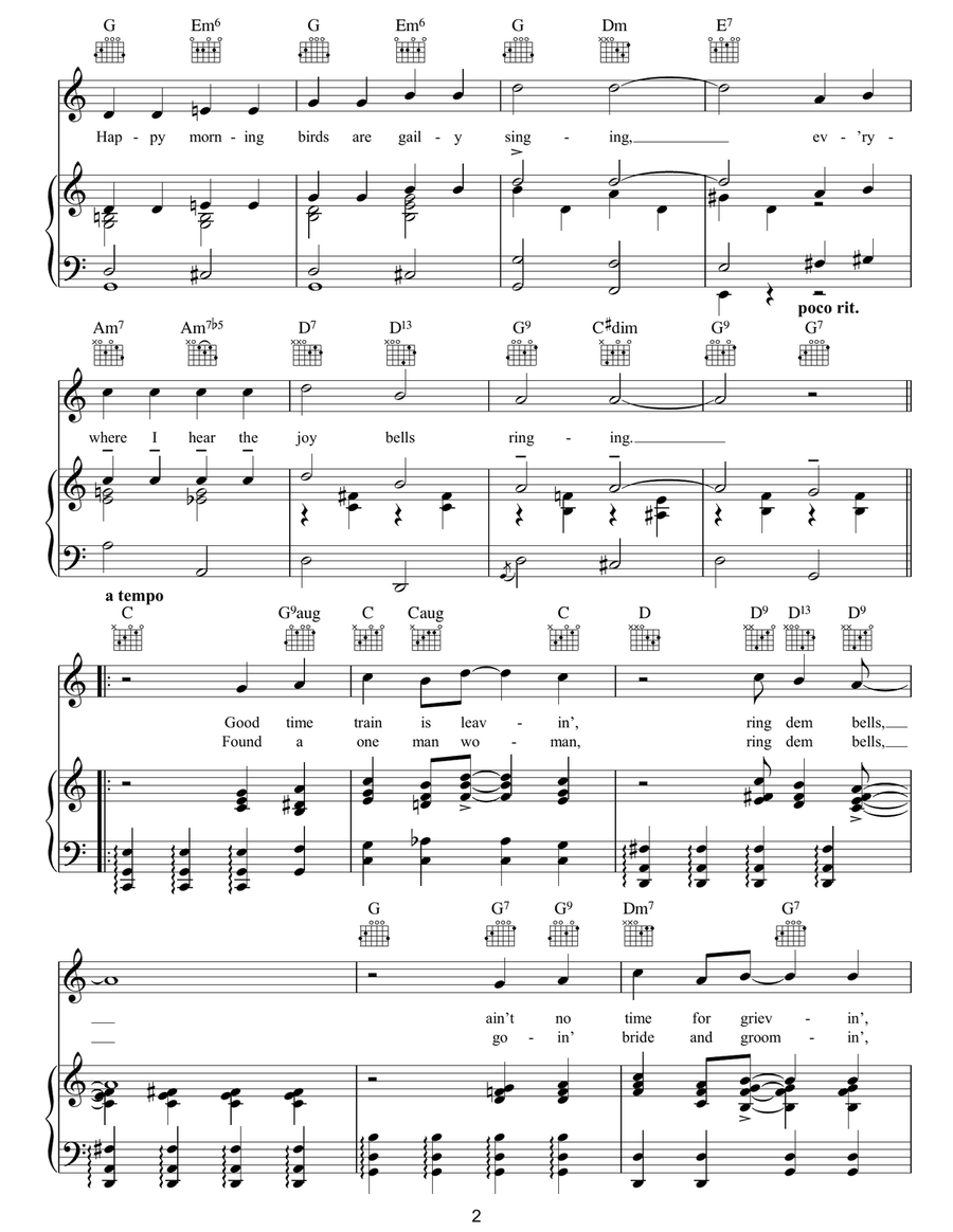 Ring Dem Bells Ring Dem Bells Piano, Vocal, Guitar scores gallery preview page 2