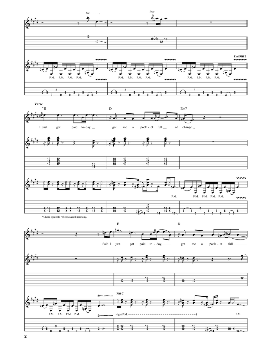 Just Got Paid Just Got Paid Acoustic Guitar scores gallery preview page 2