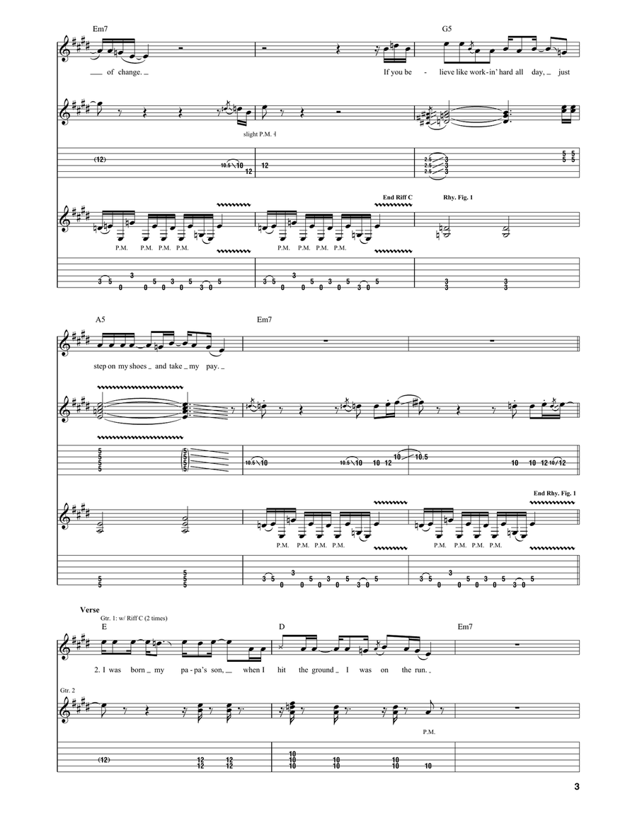 Just Got Paid Just Got Paid Acoustic Guitar scores gallery preview page 3