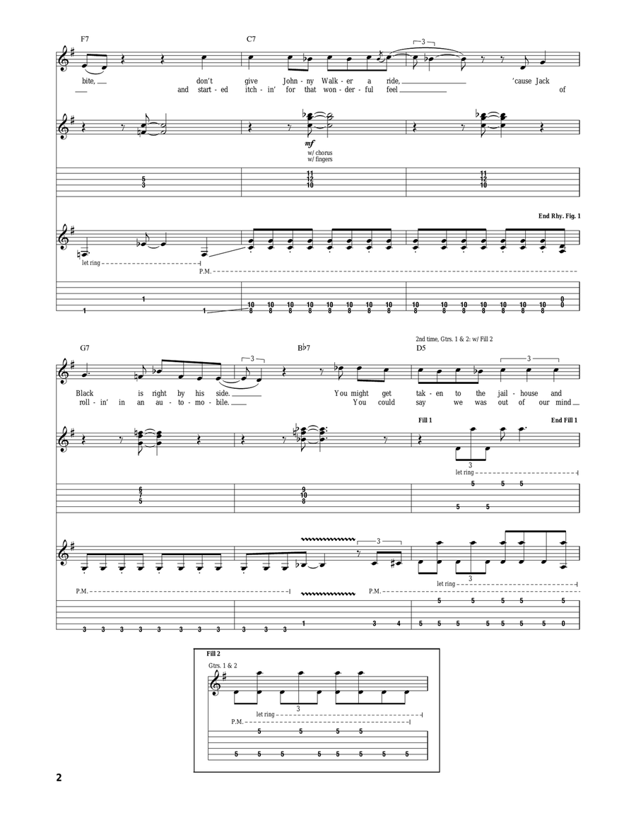 Arrested For Driving While Blind Acoustic Guitar scores gallery preview page 2