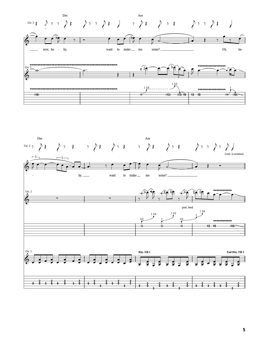 Bar-B-Q Bar-B-Q Acoustic Guitar scores gallery preview page 5