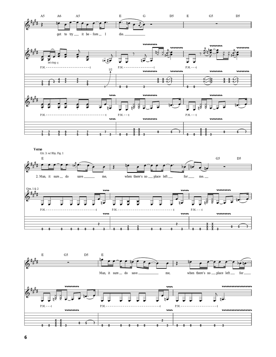 Brown Sugar Brown Sugar Acoustic Guitar scores gallery preview page 6