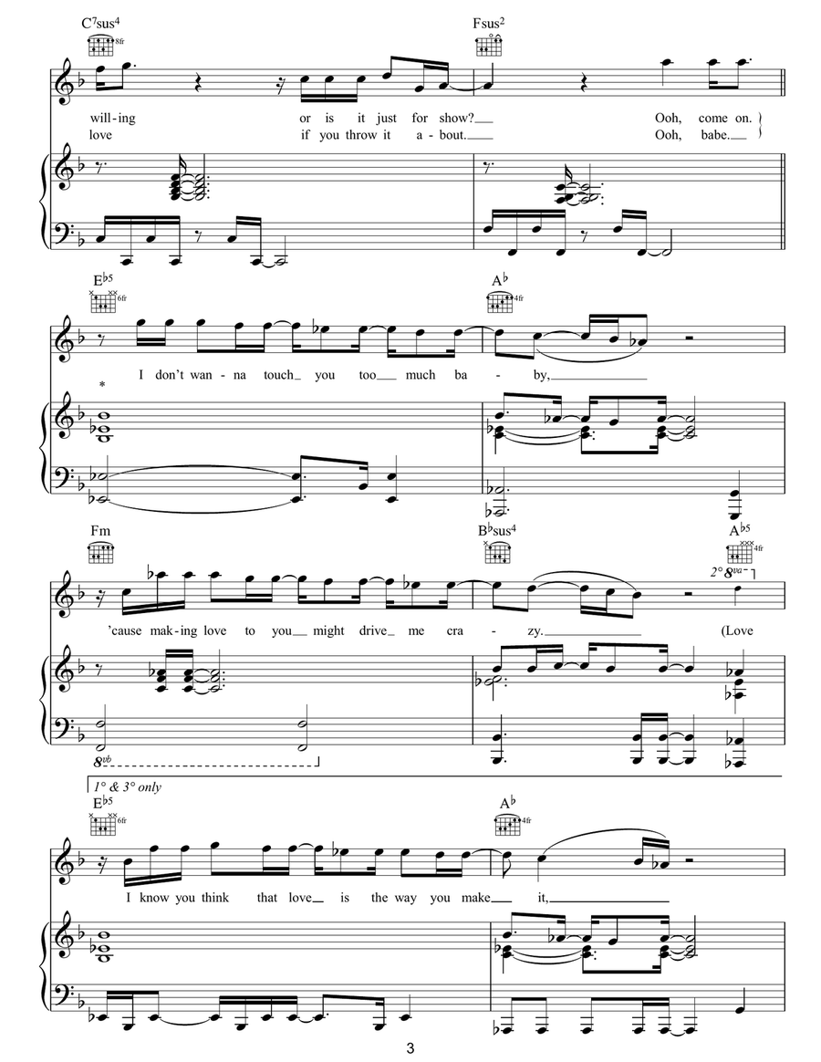 Love Bites Love Bites Guitar scores gallery preview page 3