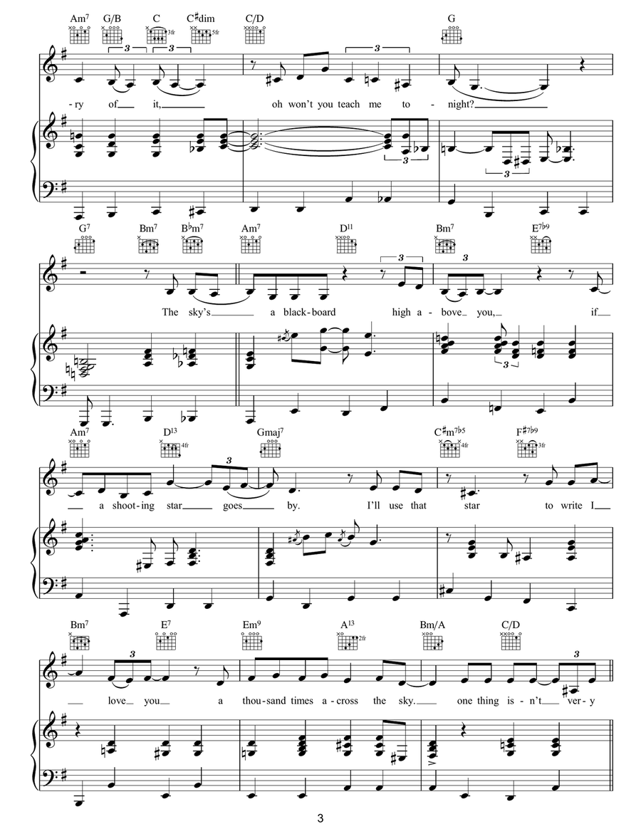 Teach Me Tonight Teach Me Tonight Guitar scores gallery preview page 3