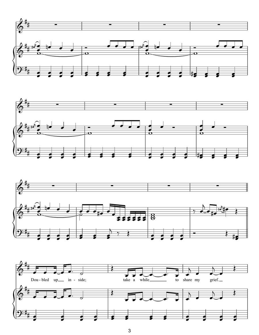 Wandering Star Wandering Star Piano, Vocal, Guitar scores gallery preview page 3
