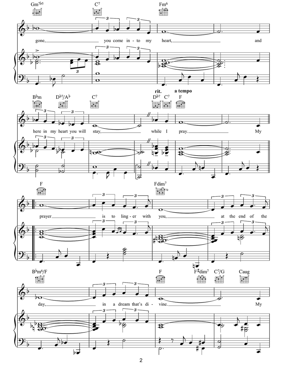 My Prayer Guitar scores gallery preview page 2