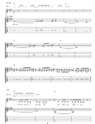 April Skies Guitar Tablature scores gallery preview page 3