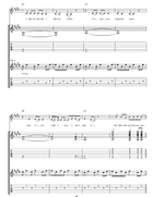 April Skies Guitar Tablature scores gallery preview page 4