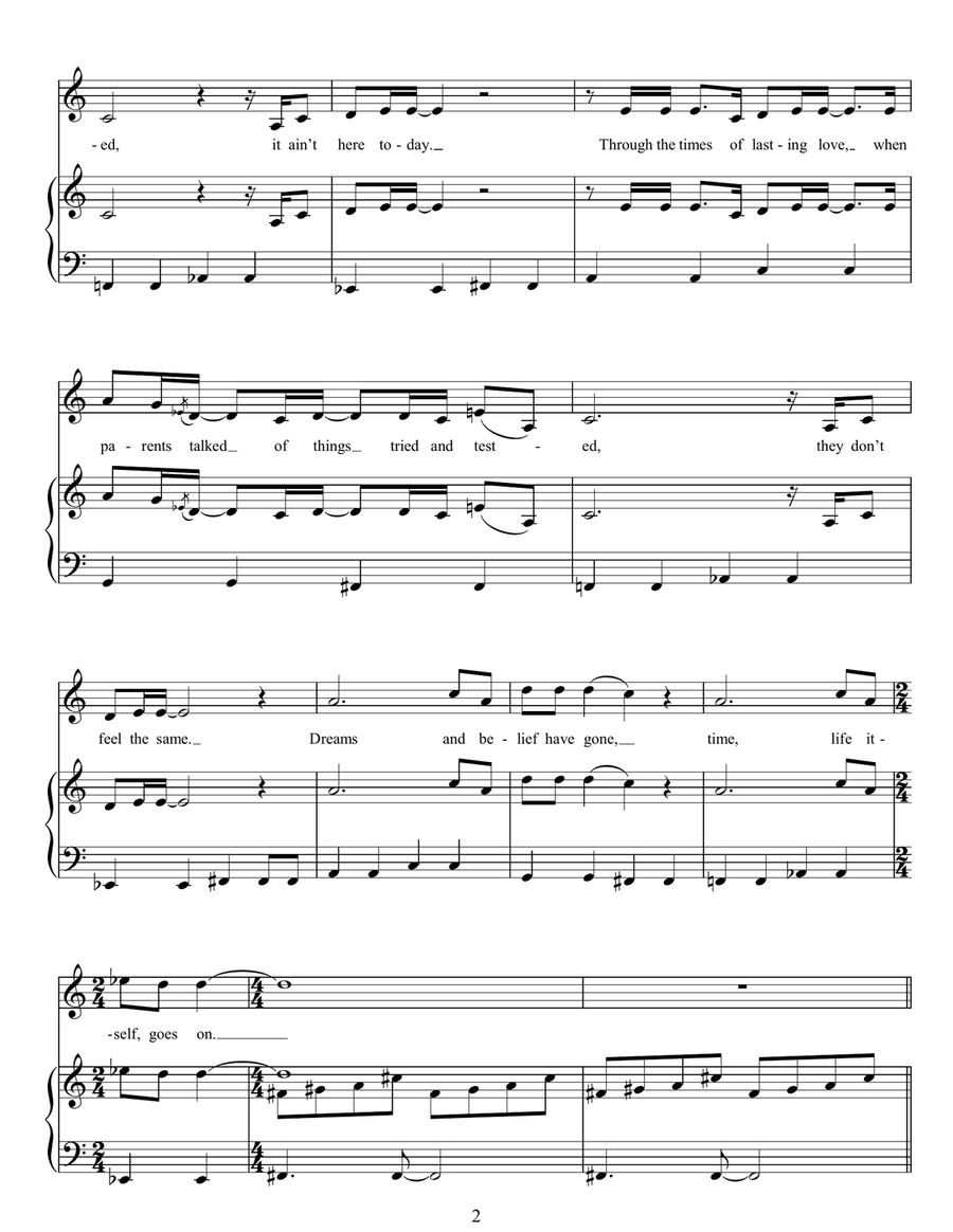 Half Day Closing Half Day Closing Piano, Vocal, Guitar scores gallery preview page 2