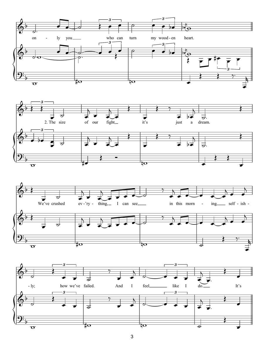 Only You Only You Voice scores gallery preview page 3