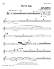 On My Lips - Oboe