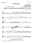 On My Lips - Clarinet 1 & 2