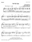 On My Lips - Violin I & II