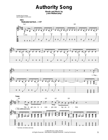 Authority Song