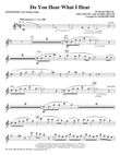 Do You Hear What I Hear? - Clarinet/Flute