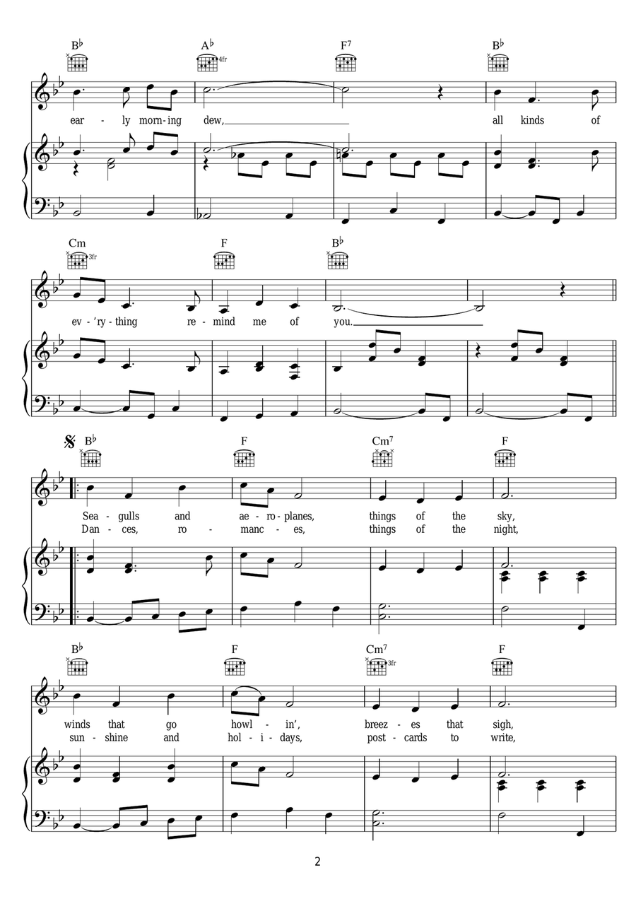 All Kinds Of Everything All Kinds Of Everything Piano, Vocal, Guitar scores gallery preview page 2