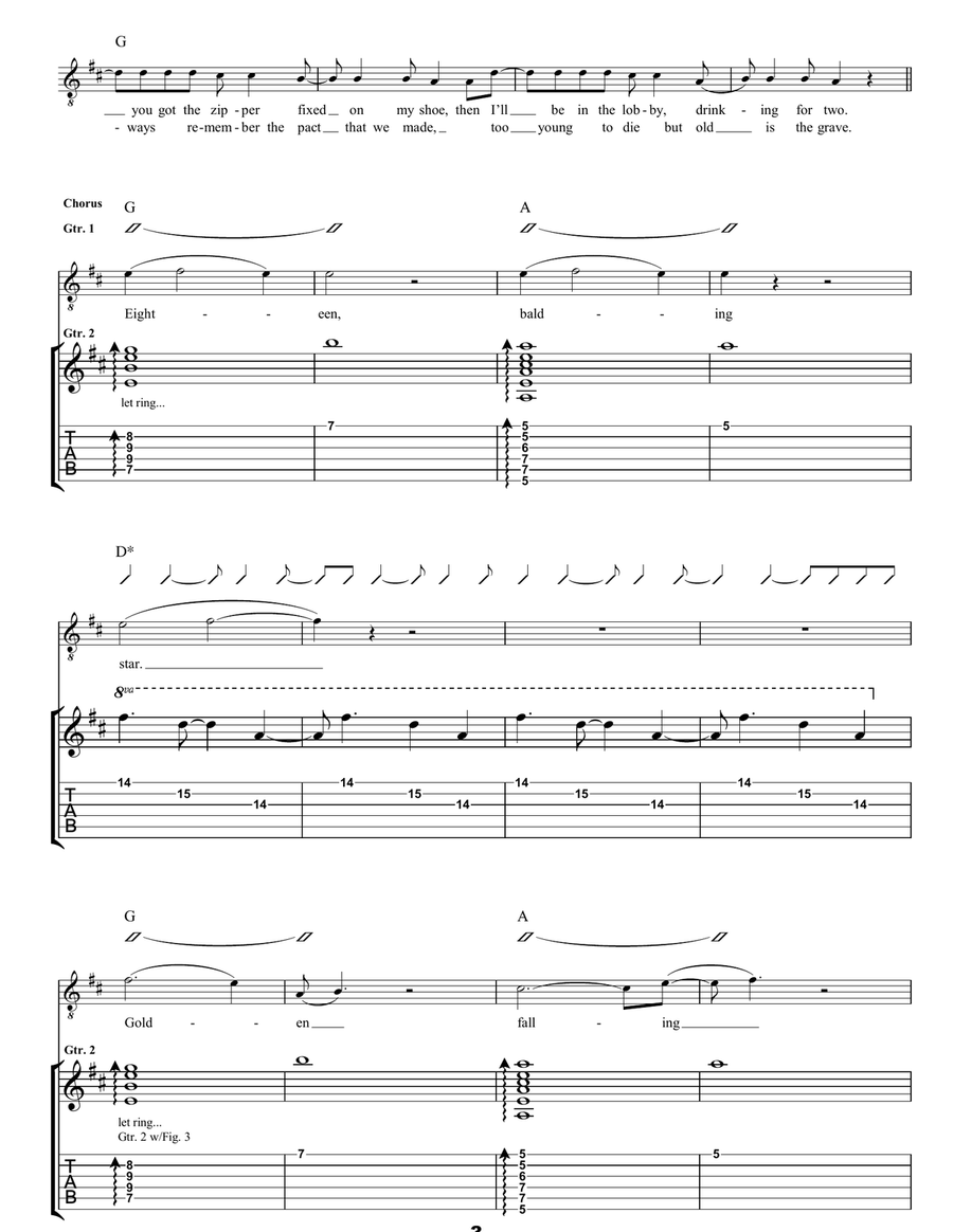 The Bucket The Bucket Acoustic Guitar scores gallery preview page 3