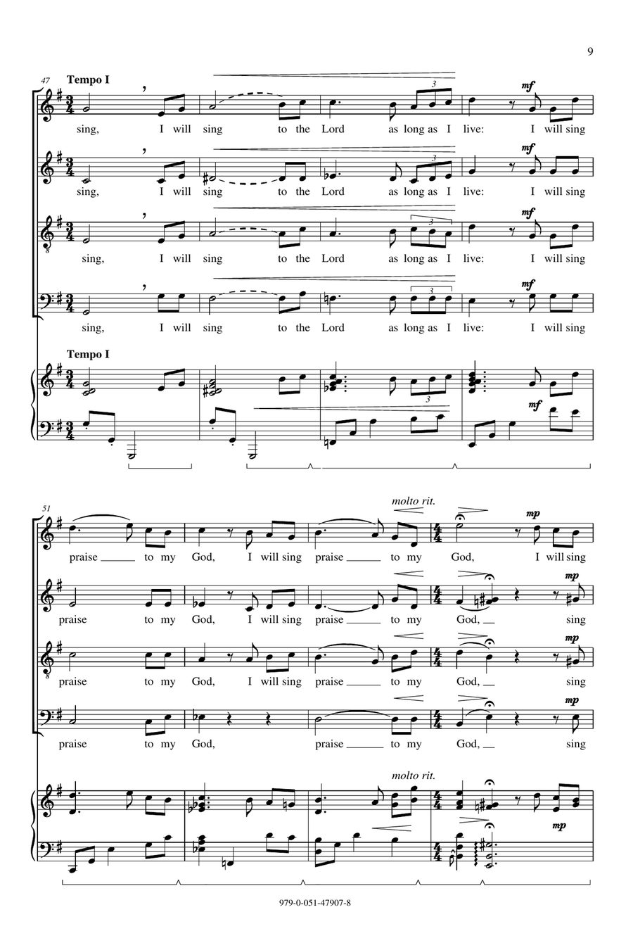 Psalm Of Praise Psalm Of Praise 4-Part scores gallery preview page 7