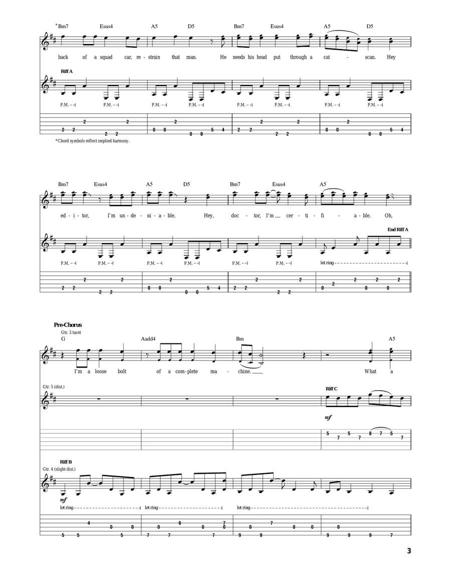 Disloyal Order Of Water Buffaloes Acoustic Guitar scores gallery preview page 3