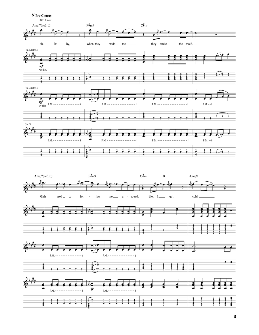 (Coffee's For Closers) (Coffee's For Closers) Acoustic Guitar scores gallery preview page 3