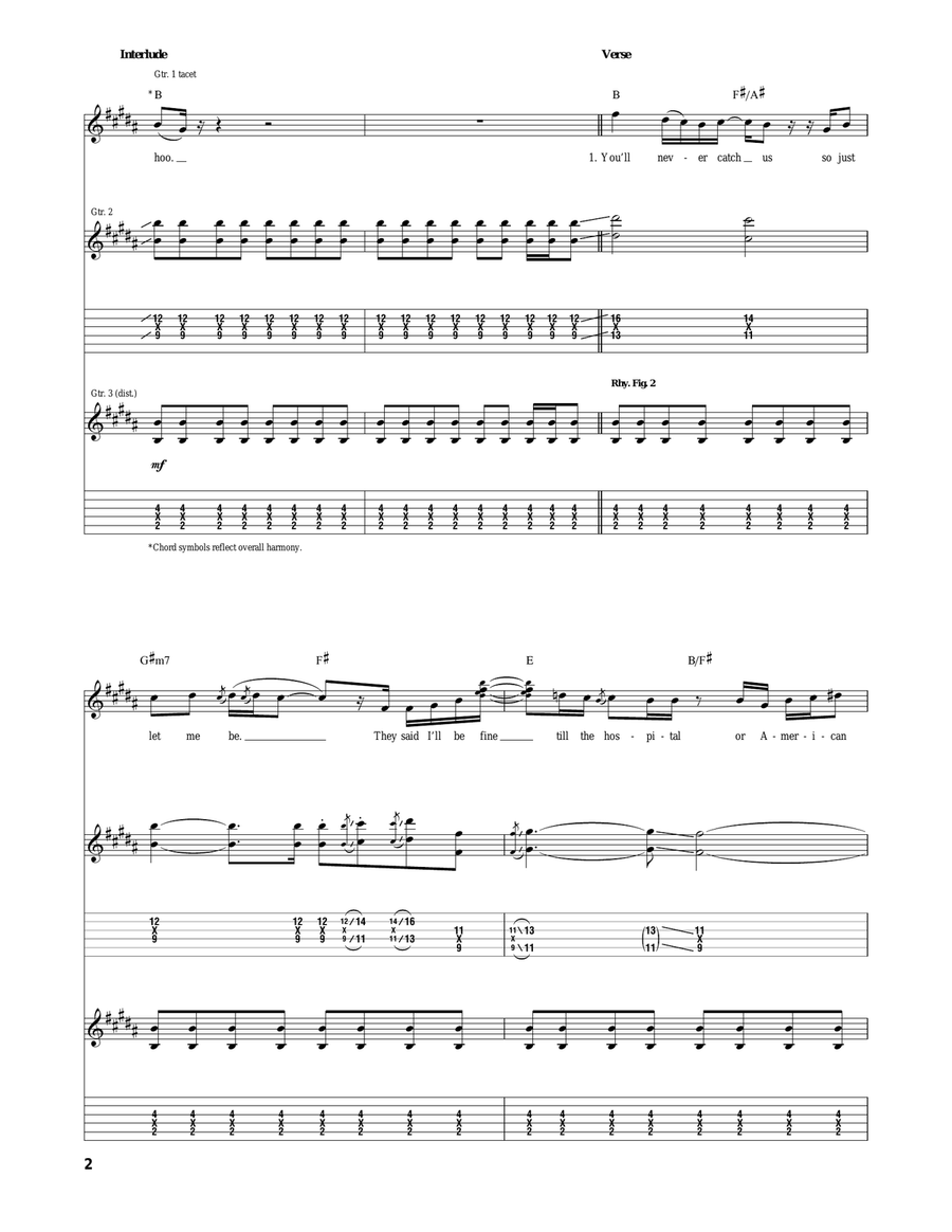 What A Catch, Donnie Acoustic Guitar scores gallery preview page 2