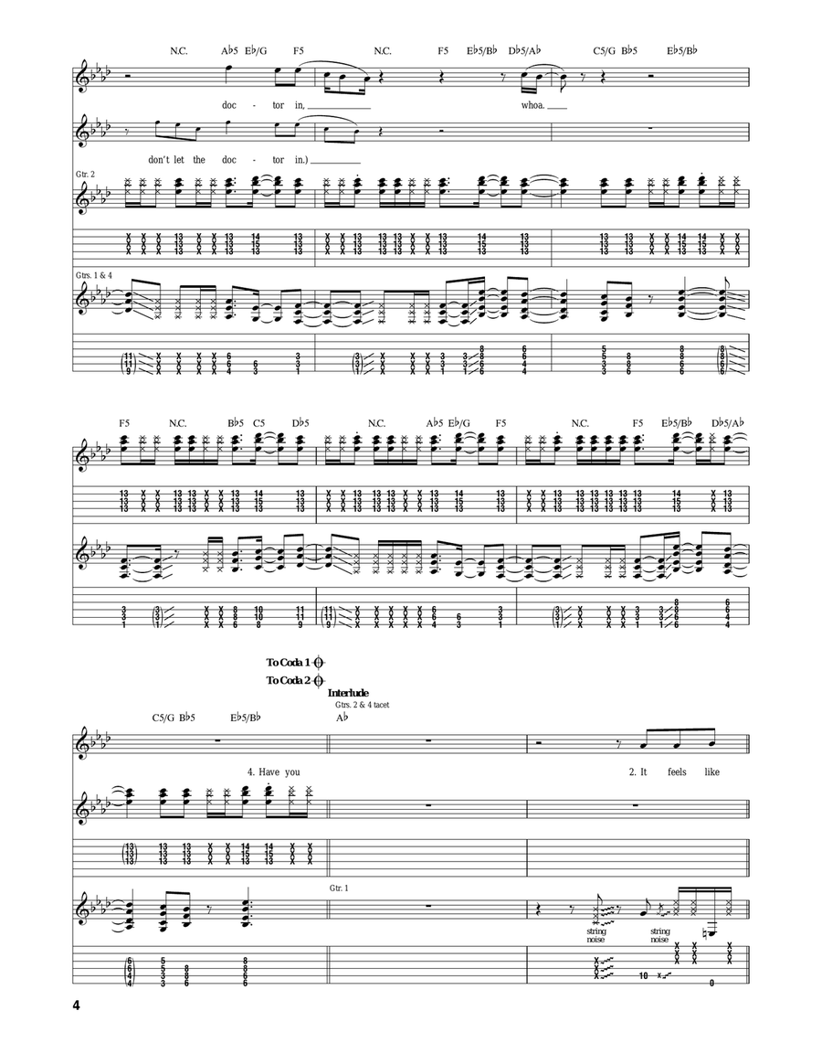 20 Dollar Nose Bleed 20 Dollar Nose Bleed Acoustic Guitar scores gallery preview page 4