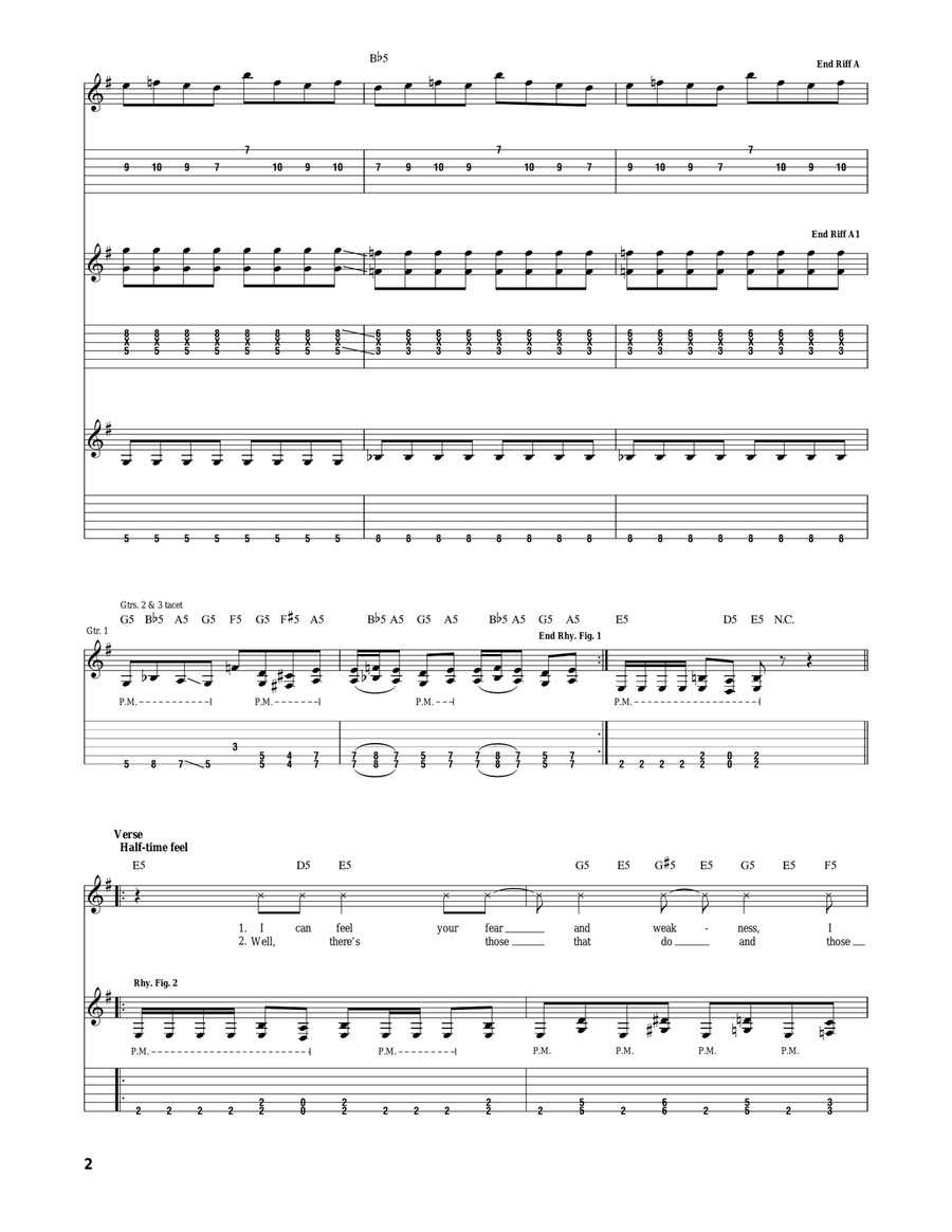 Broken Hands Acoustic Guitar scores gallery preview page 2