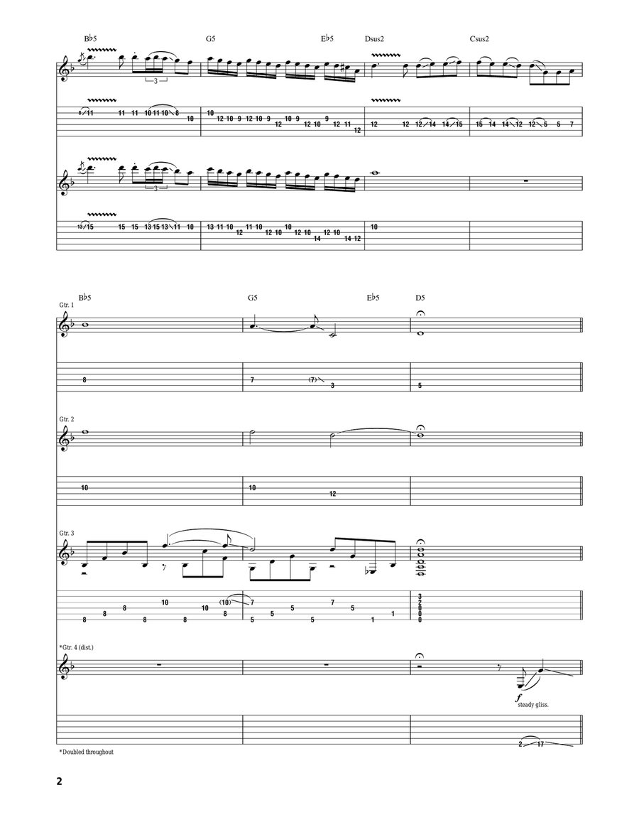 Grace Grace Acoustic Guitar scores gallery preview page 2