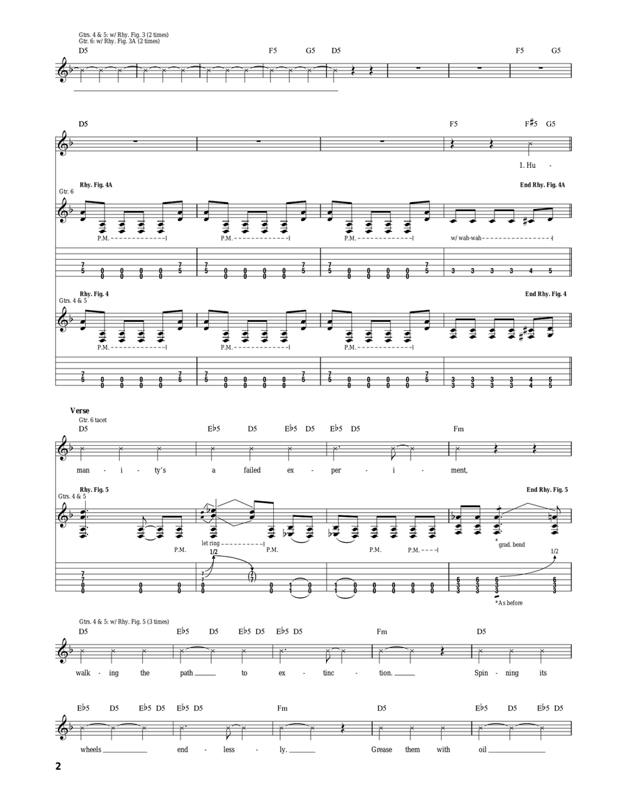 Reclamation Reclamation Acoustic Guitar scores gallery preview page 2