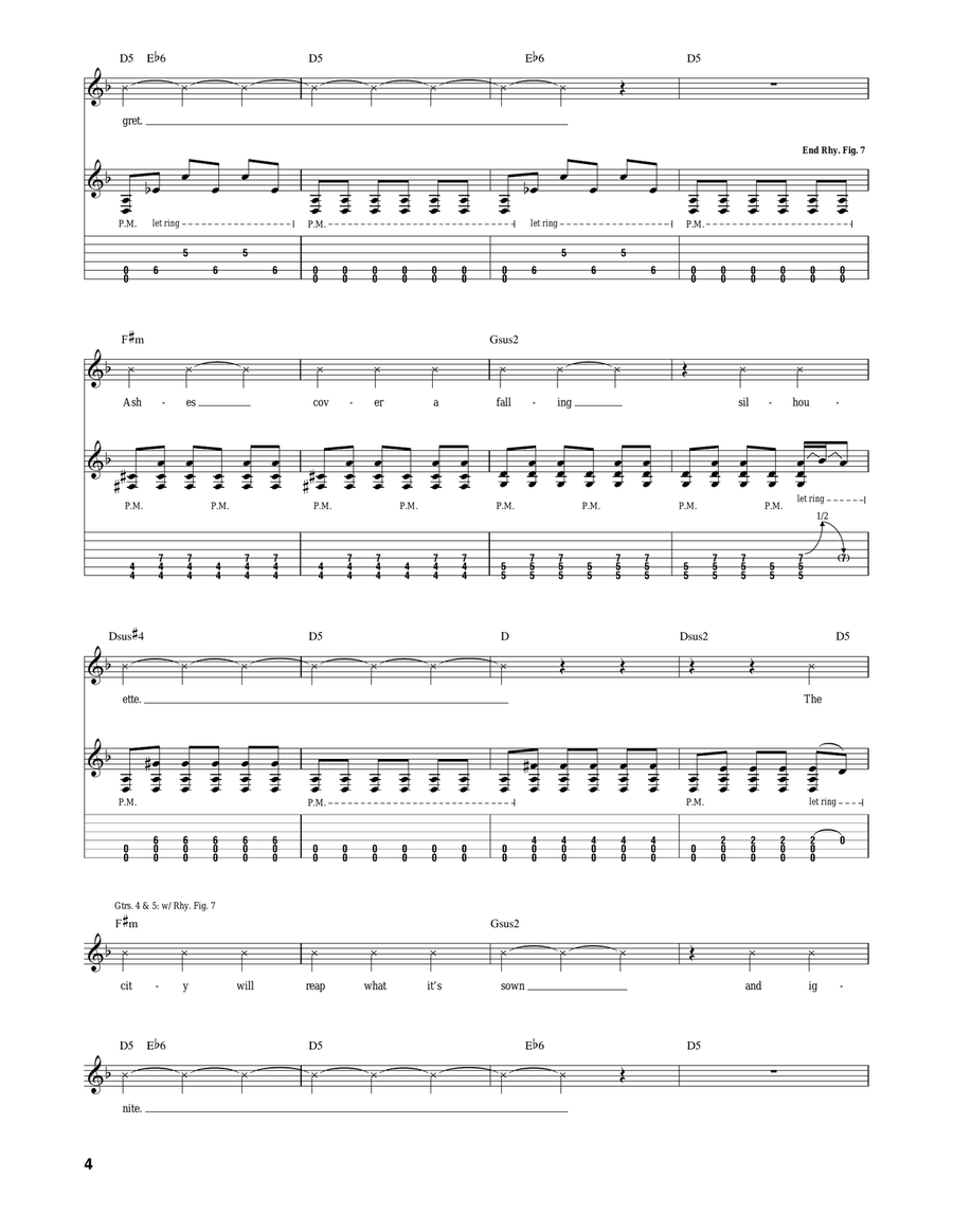 Reclamation Reclamation Acoustic Guitar scores gallery preview page 4